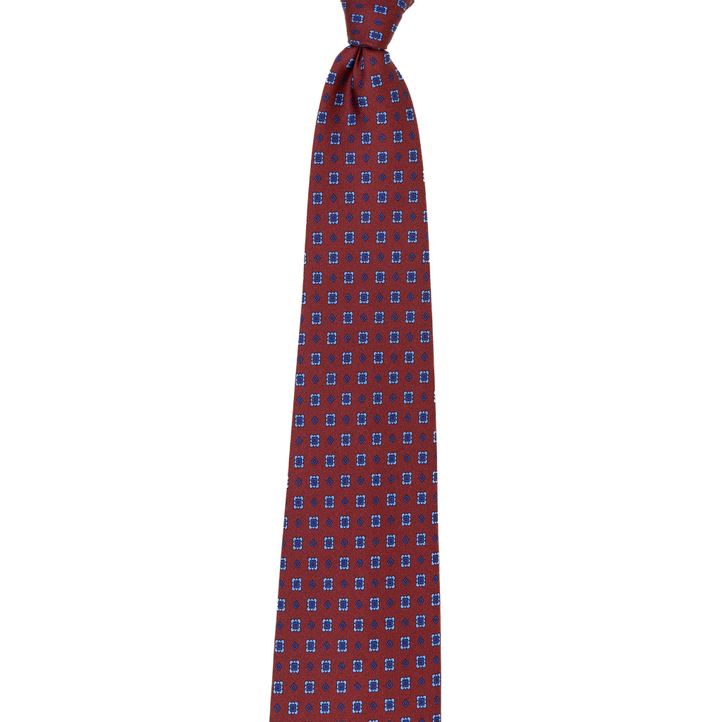 3 FOLD TIE UNLINED - PURE SILK -  HANDMADE IN ITALY