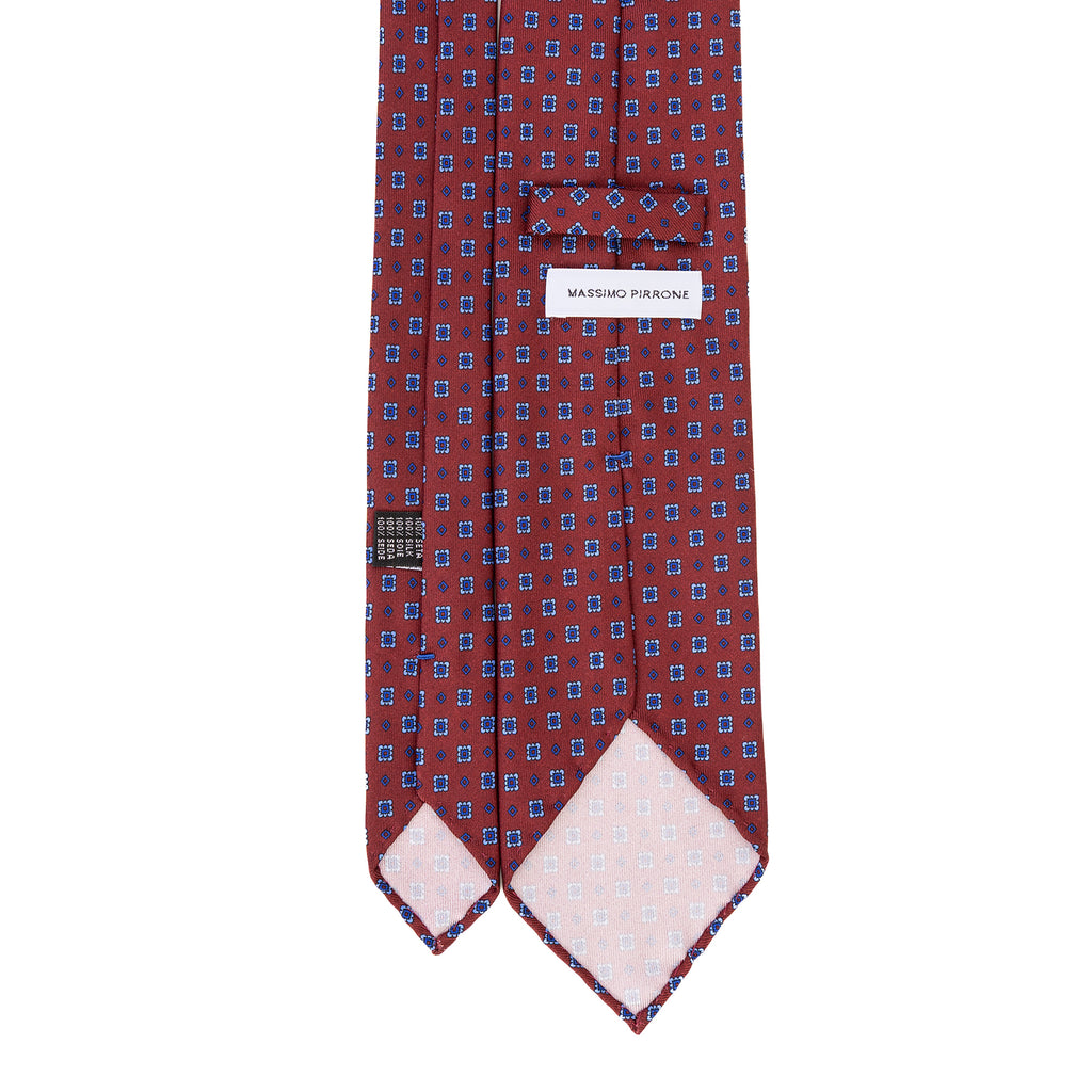 3 FOLD TIE UNLINED - PURE SILK -  HANDMADE IN ITALY