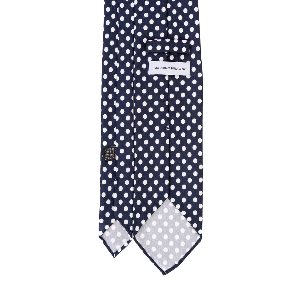 3 FOLD TIE UNLINED - PURE SILK -  HANDMADE IN ITALY