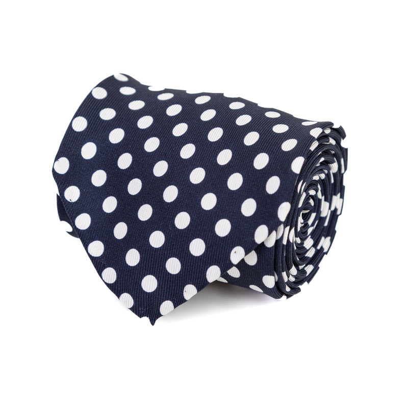3 FOLD TIE UNLINED - PURE SILK -  HANDMADE IN ITALY