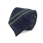 3 FOLD TIE UNLINED - GRENADINE - PURE SILK -  HANDMADE IN ITALY