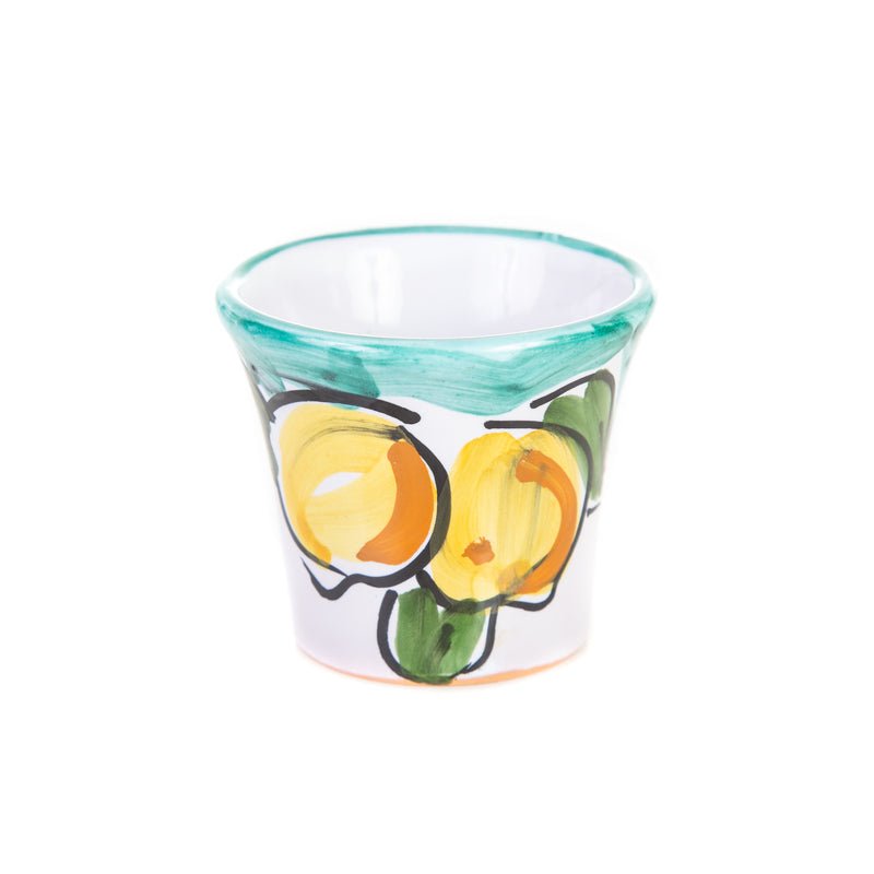 Coffee cup for ristretto verde Turchese Porto Cesareo