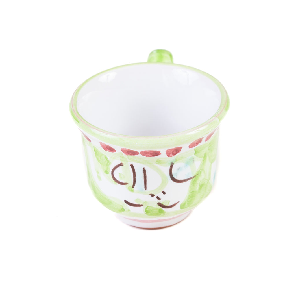 Coffee cup for ristretto verde mela del Salento