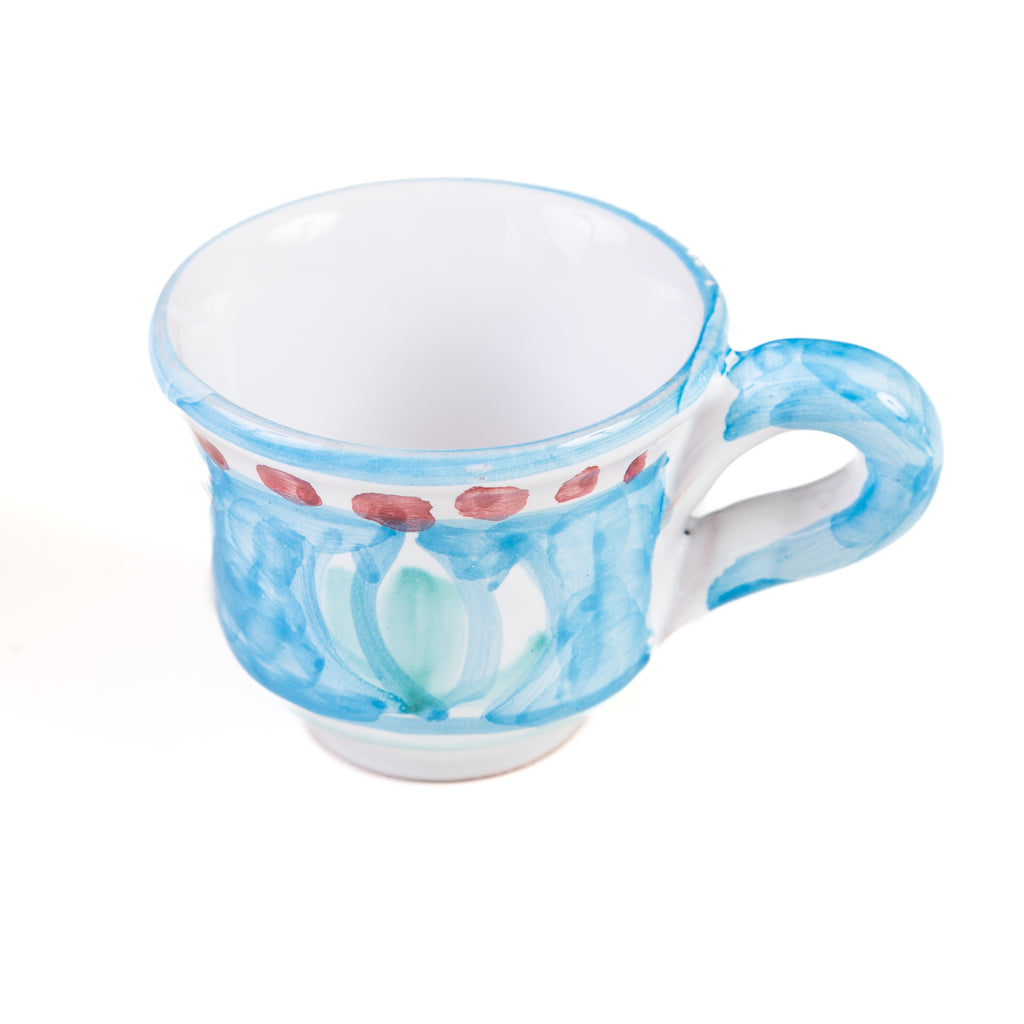 Coffee cup for ristretto  blu mare adriatico