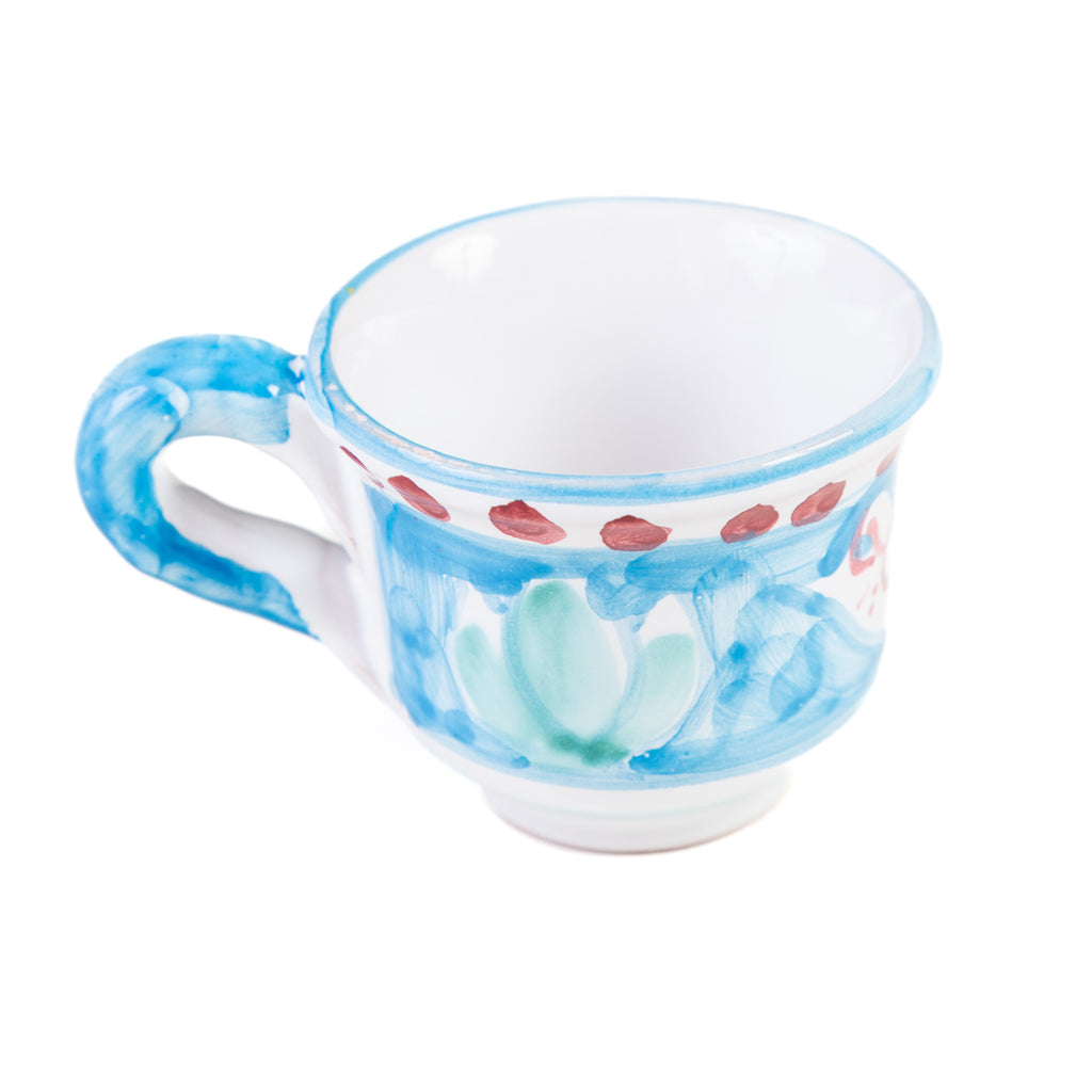 Coffee cup for ristretto  blu mare adriatico