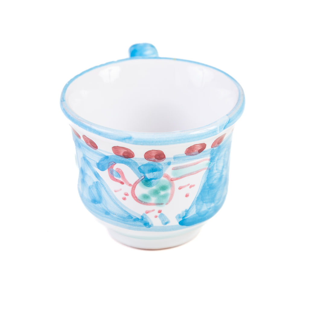 Coffee cup for ristretto  blu mare adriatico