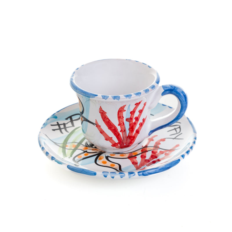 Coffee cup for ristretto octopussy Salentino