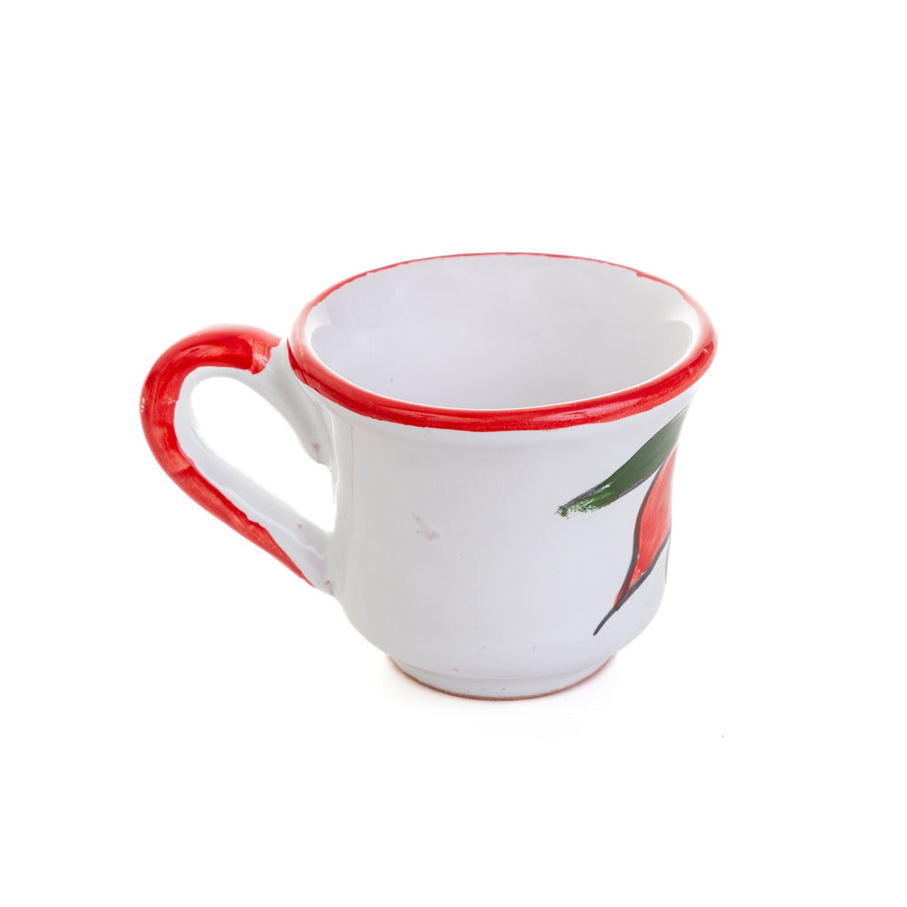 Coffee cup for ristretto lucky peperoncino Calabria