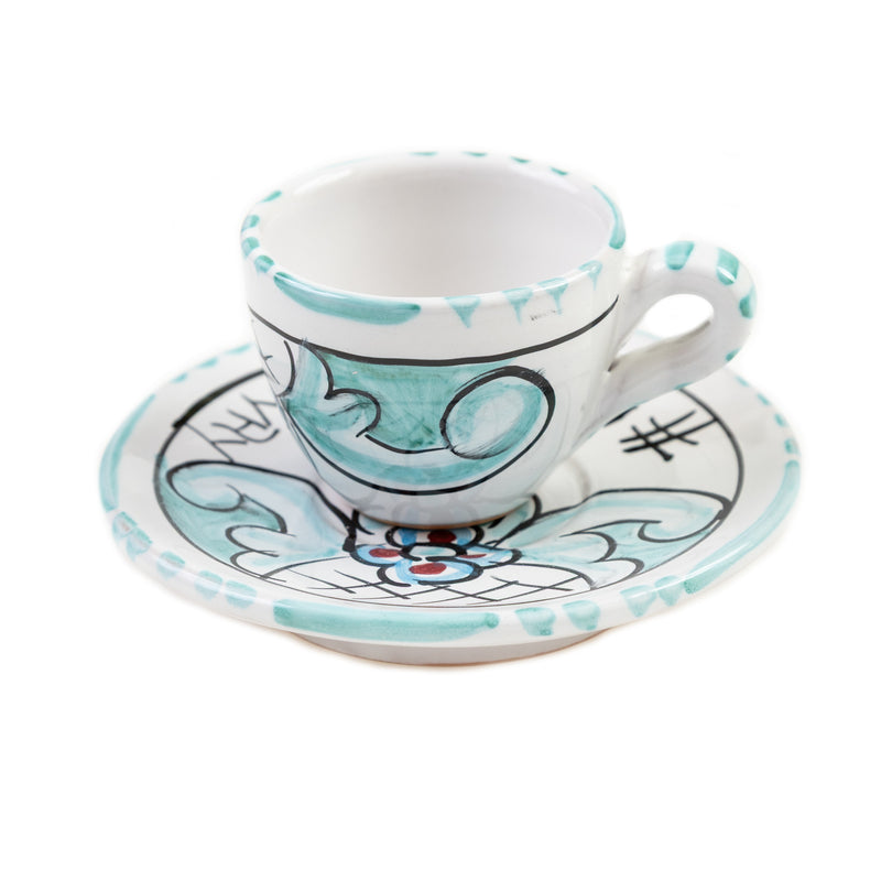 Pirroneway coffee cup for ristretto barocco Leccese