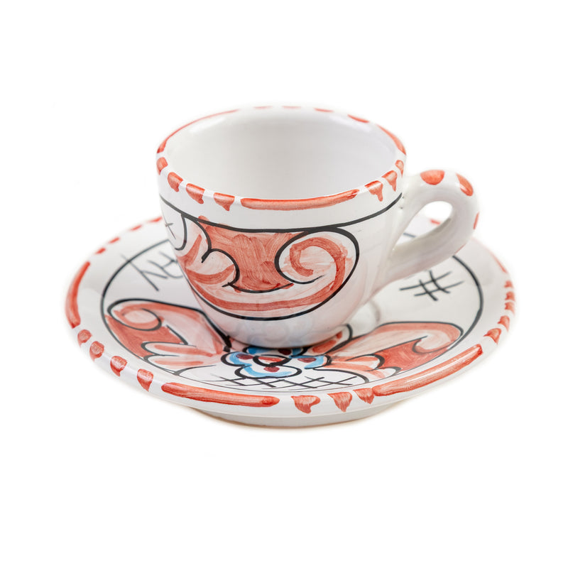 Pirroneway coffee cup for ristretto barocco Leccese