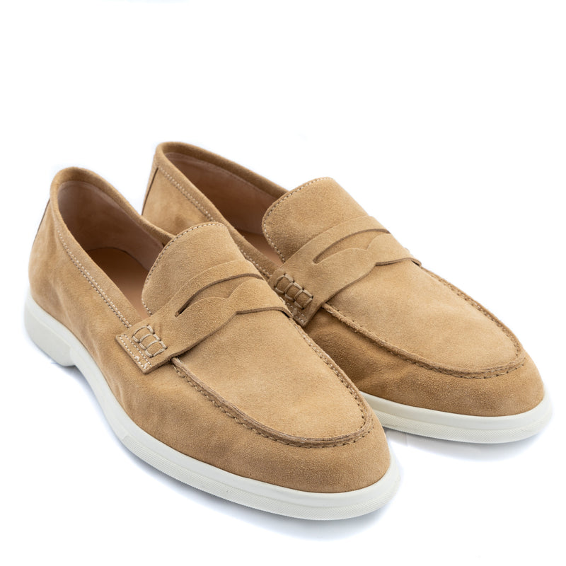 Shoes Belgian Loafer - Color tabacco  - Iconic Giulio  - Made in Italy