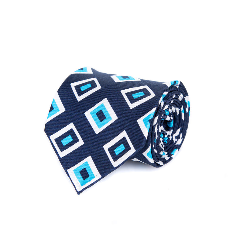 5 FOLD TIE UNLINED  - PURE SILK