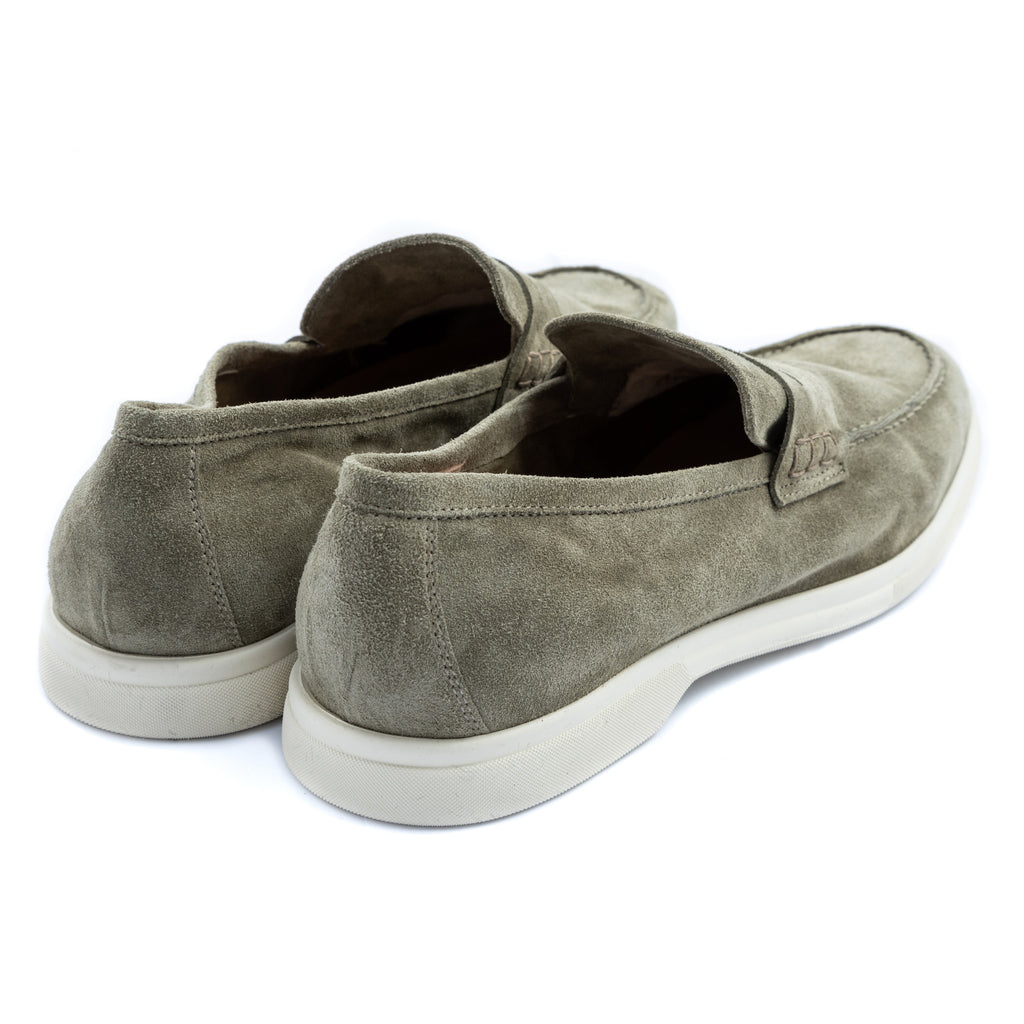 Shoes Moccasino unlined  verde oliva Puglia  - made in italy