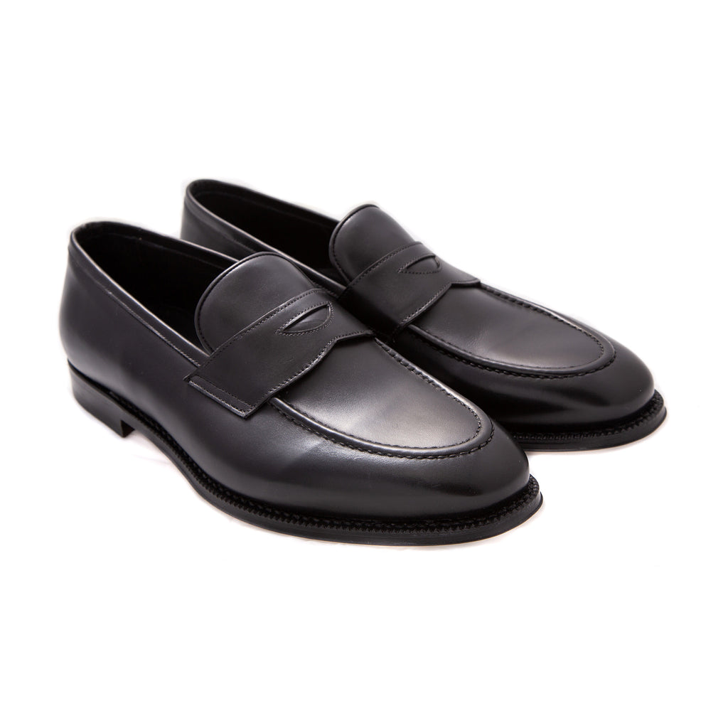 Shoes PENNY LOAFERS BLACK - HANDMADE IN ITALY