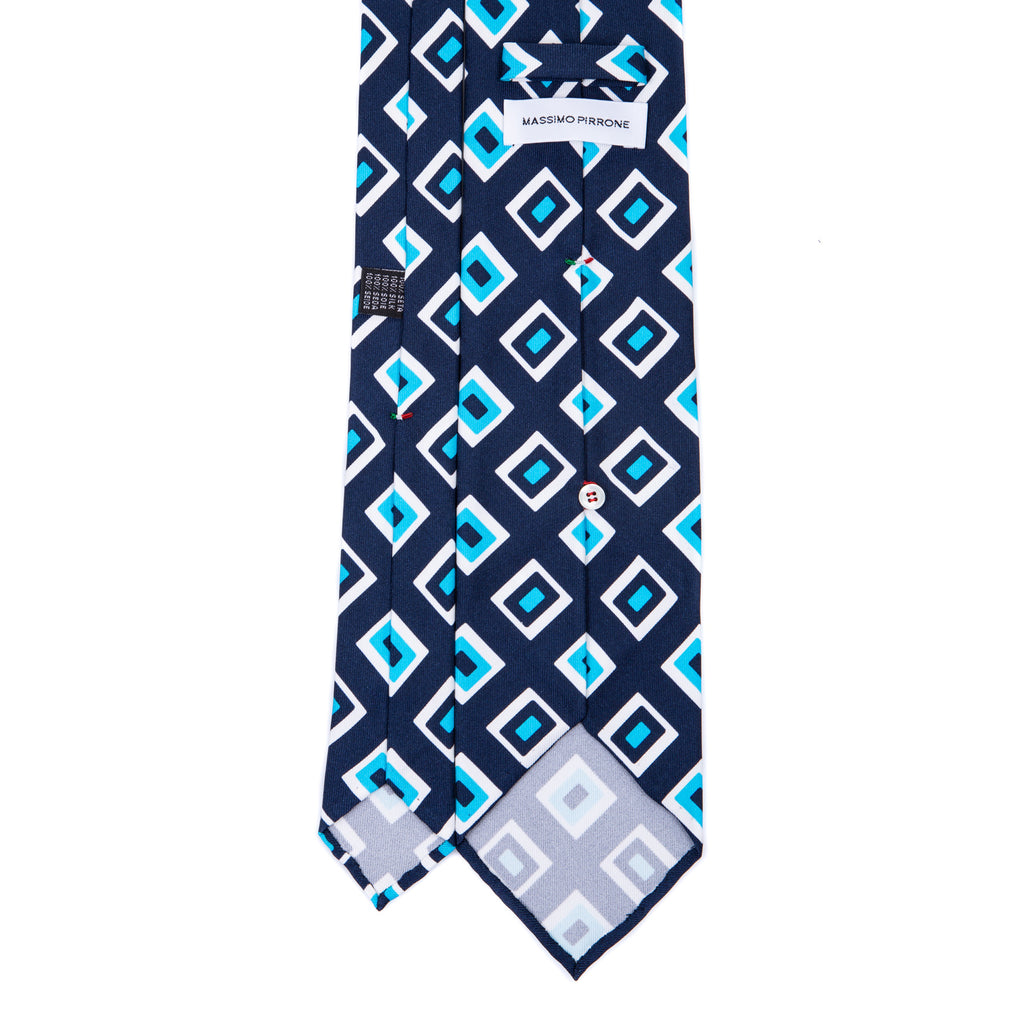 5 FOLD TIE UNLINED  - PURE SILK