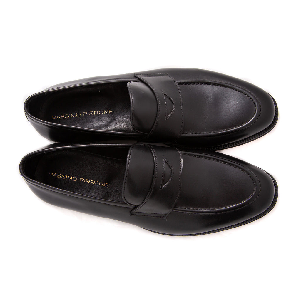 Shoes PENNY LOAFERS BLACK - HANDMADE IN ITALY