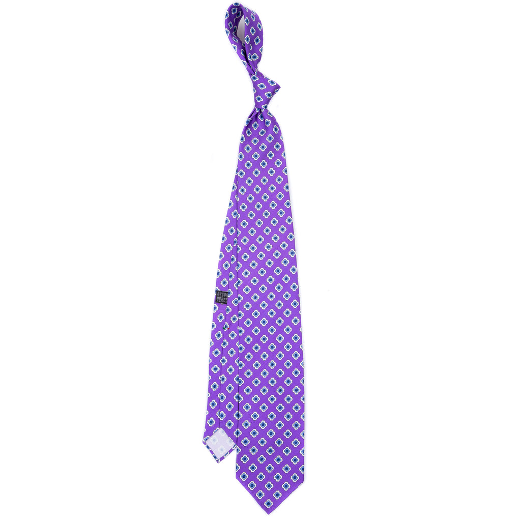 5 FOLD TIE UNLINED  - PURE SILK