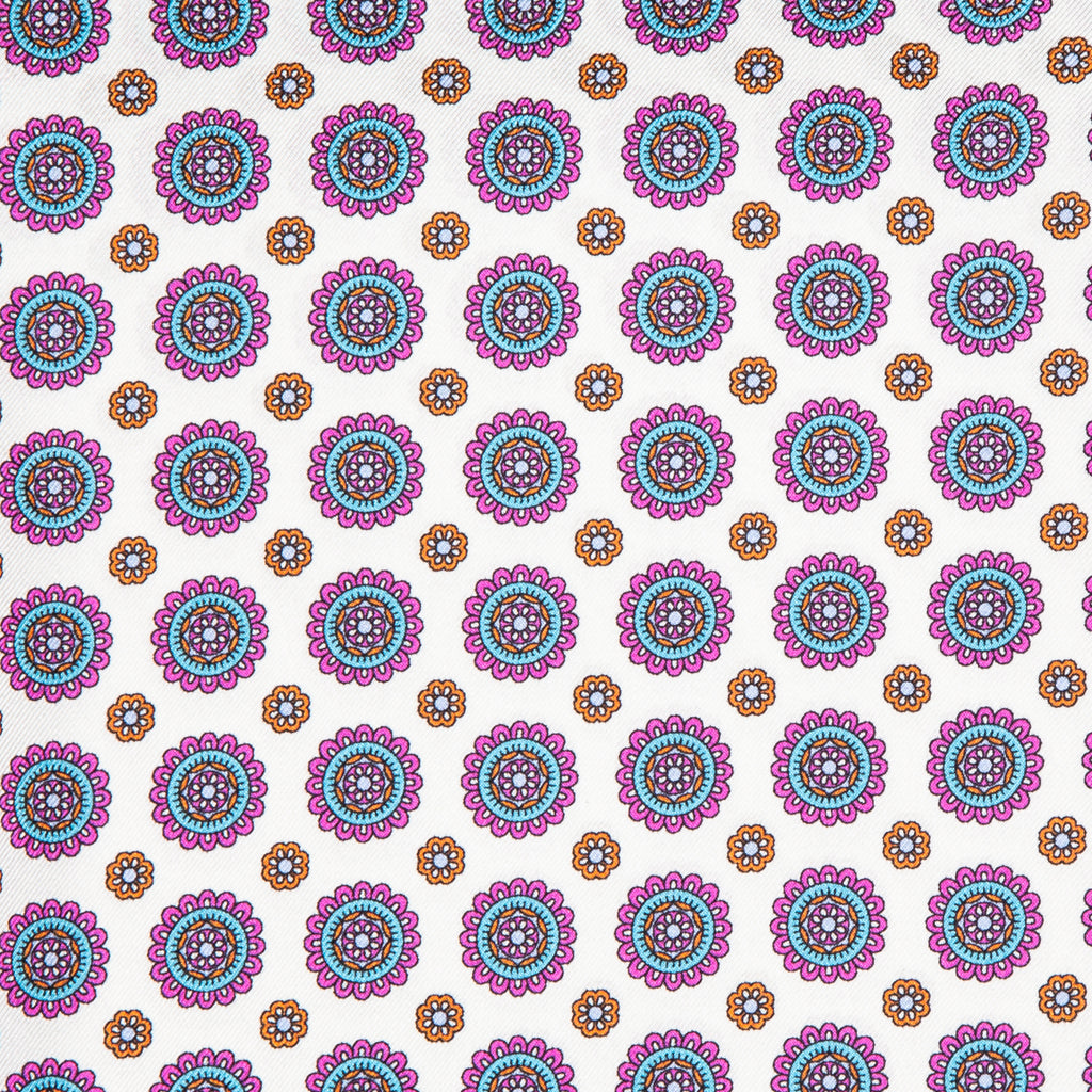 Silk Pocket Square hand  stitched edges