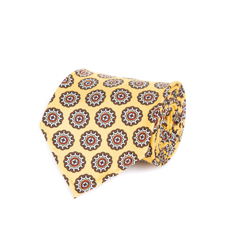 5 FOLD TIE UNLINED  - PURE SILK