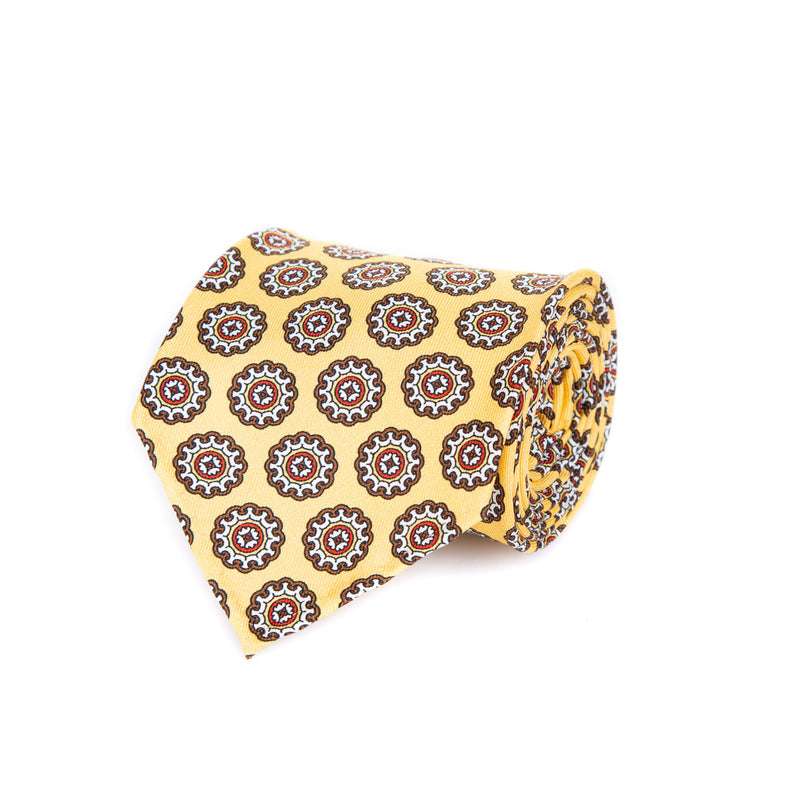 5 FOLD TIE UNLINED  - PURE SILK