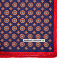 Silk Pocket Square hand  stitched edges