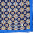 Silk Pocket Square hand  stitched edges