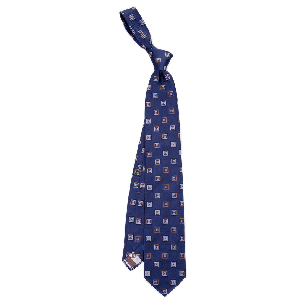 5 FOLD TIE UNLINED  - PURE SILK