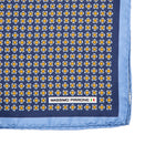 Silk Pocket Square hand  stitched edges