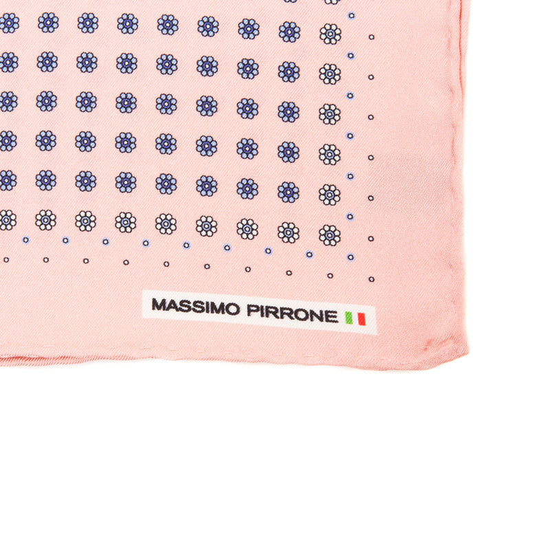 Silk Pocket Square hand  stitched edges