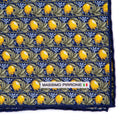 Silk Pocket Square hand  stitched edges