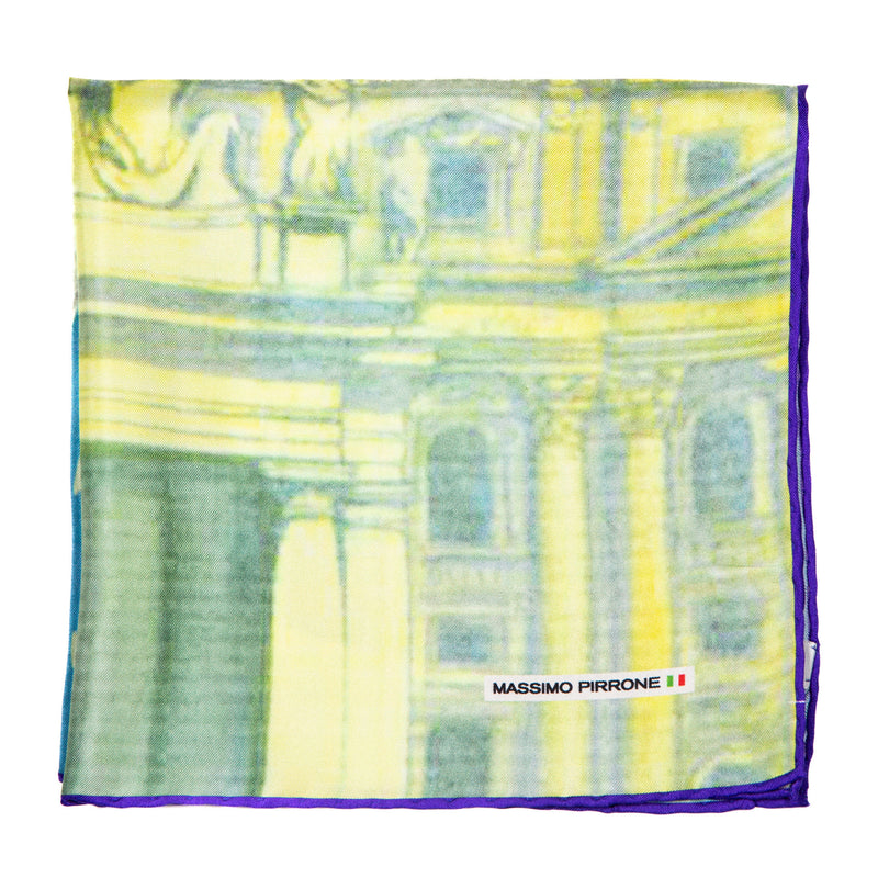 Silk Pocket Square ROMA