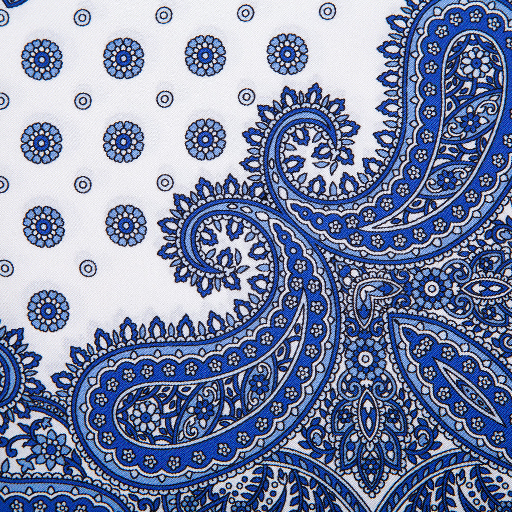 Silk Pocket Square hand  stitched edges