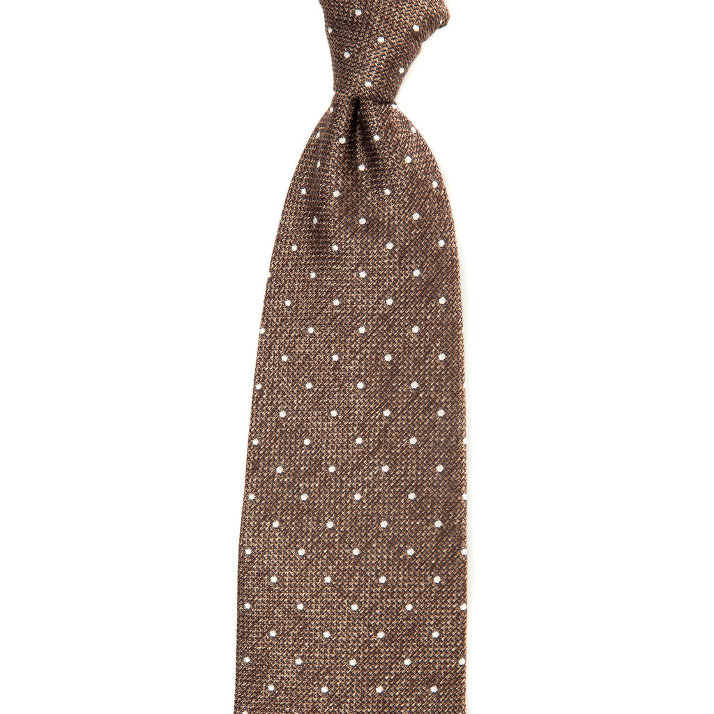 5 FOLD TIE UNLINED  - PURE SILK   - Grenadine