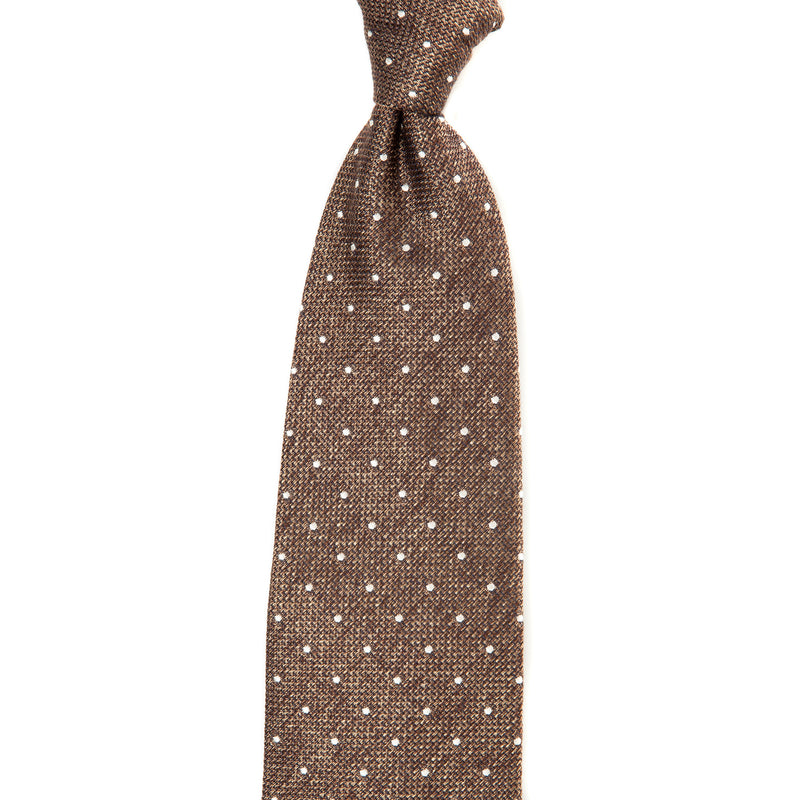 5 FOLD TIE UNLINED  - PURE SILK   - Grenadine