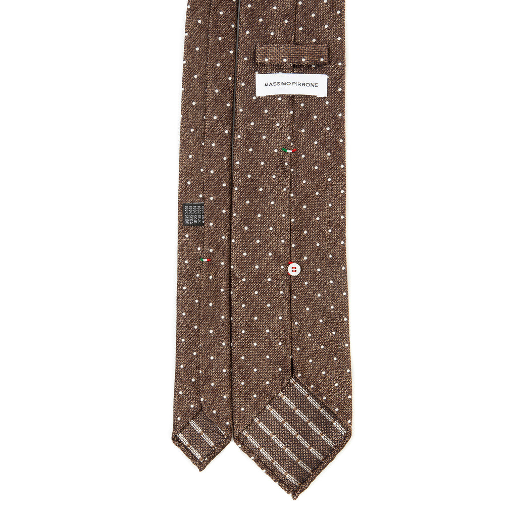 5 FOLD TIE UNLINED  - PURE SILK   - Grenadine