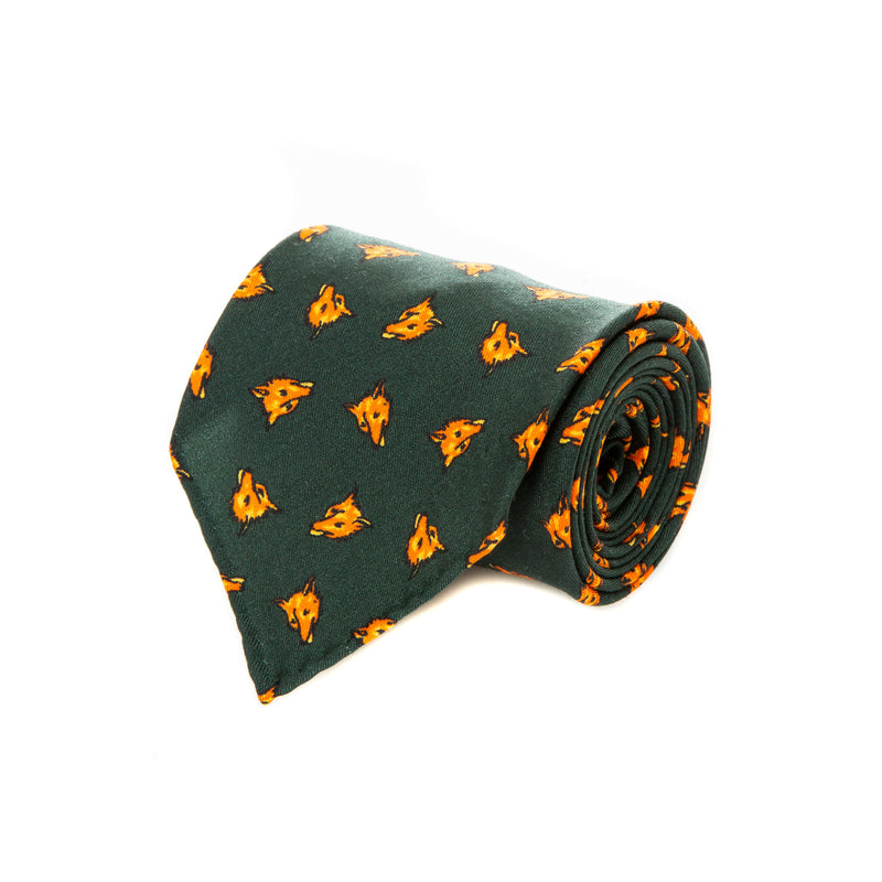 5 FOLD TIE UNLINED  - PURE SILK