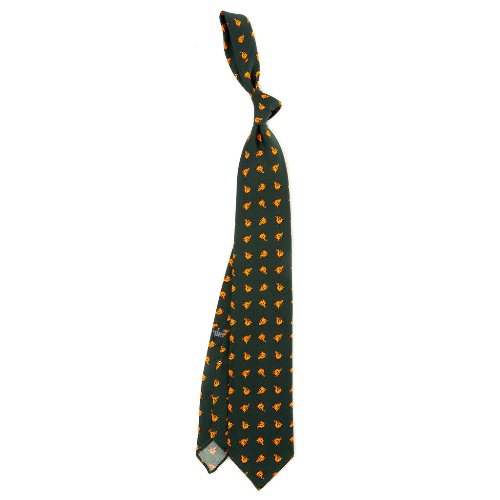5 FOLD TIE UNLINED  - PURE SILK