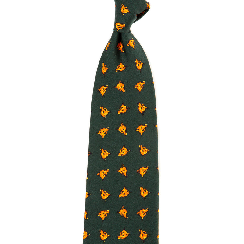 5 FOLD TIE UNLINED  - PURE SILK