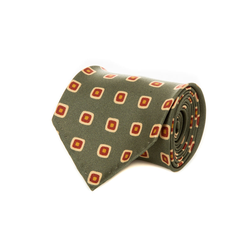 5 FOLD TIE UNLINED  - PURE SILK