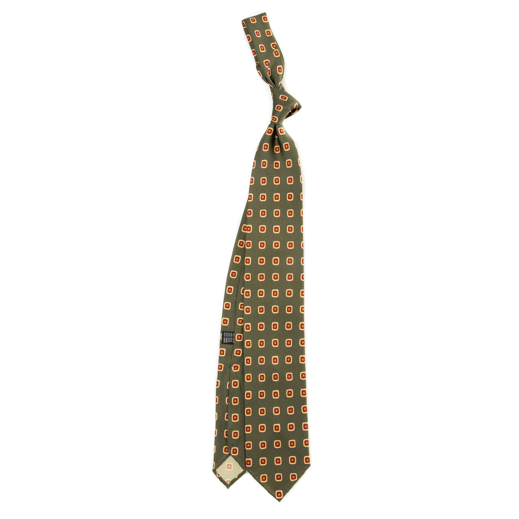 5 FOLD TIE UNLINED  - PURE SILK