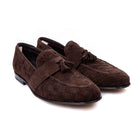 MOCCASINO INTRECCIO CAMOSCIO  - HANDMADE IN ITALY