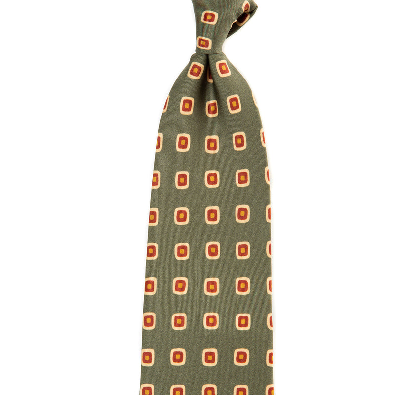5 FOLD TIE UNLINED  - PURE SILK