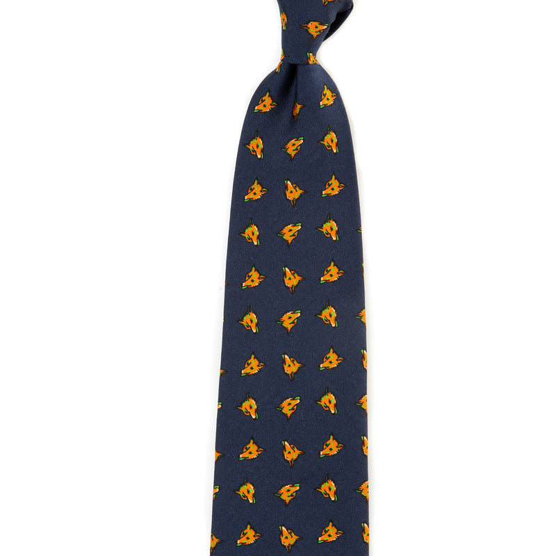 5 FOLD TIE UNLINED  - PURE SILK