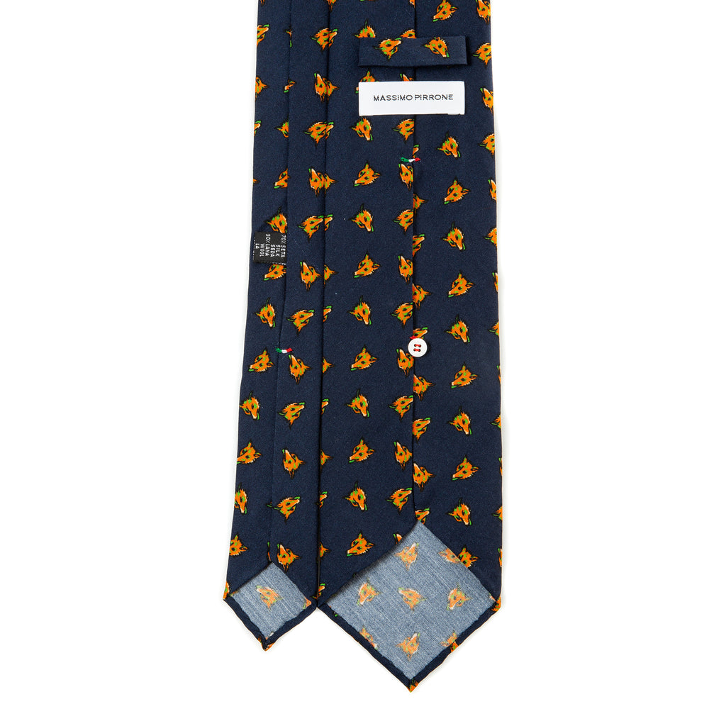 5 FOLD TIE UNLINED  - PURE SILK
