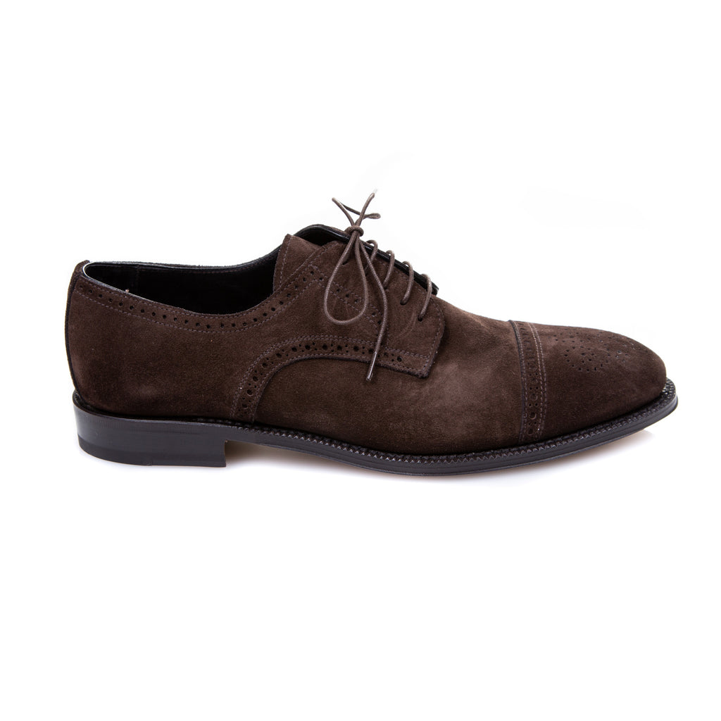 Derby suede - Handmade in Italia