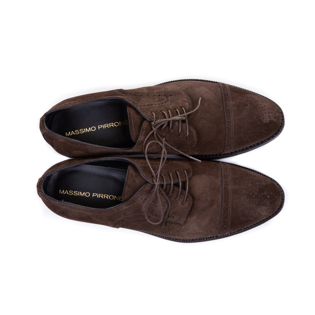 Derby suede - Handmade in Italia