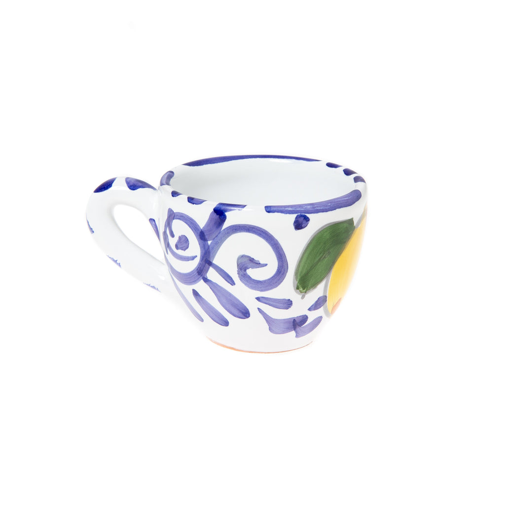Coffee cup for ristretto blue