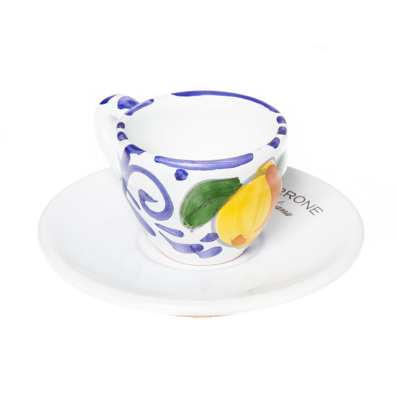 Coffee cup for ristretto blue