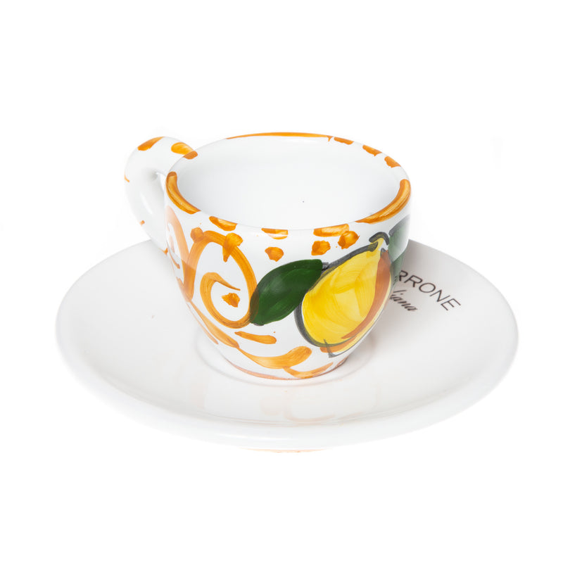 Coffee cup for ristretto arancio