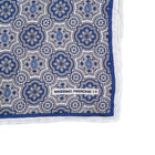 Silk Pocket Square  hand  stitched edges